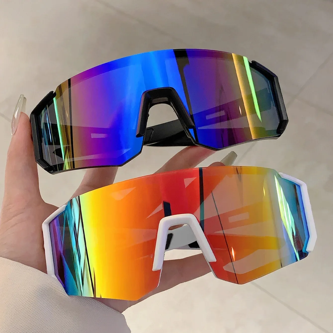Women Fashion Glasses - 남성용 야외 스포츠 선글라스, 가벼운 오버사이즈