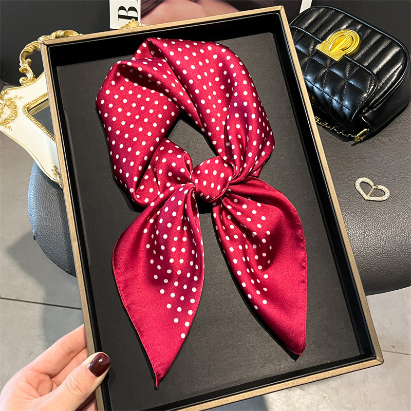 Women Fashion Necktie - 여성용 실크 스카프 용수철 및 여름
