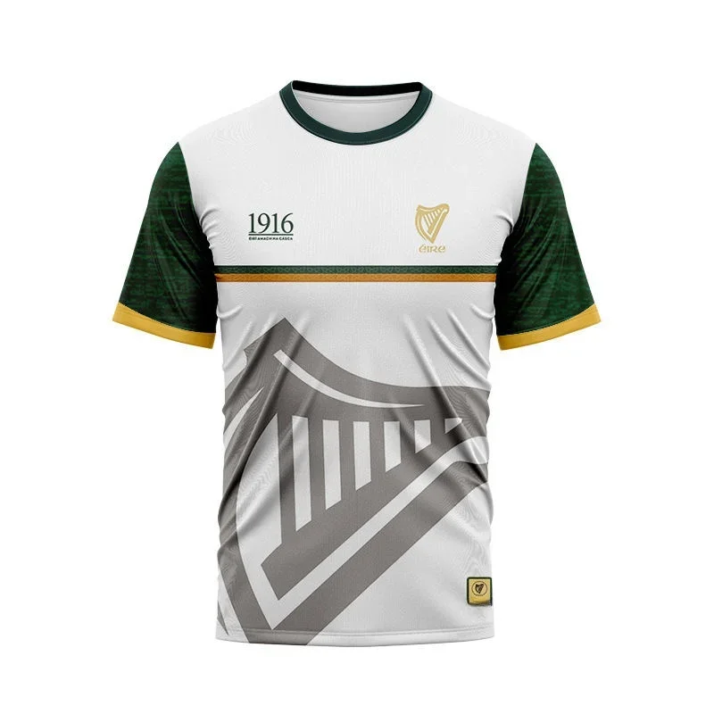 Women'S Fashion Rugby Top - 여름 3D 인쇄 럭비 팀 T