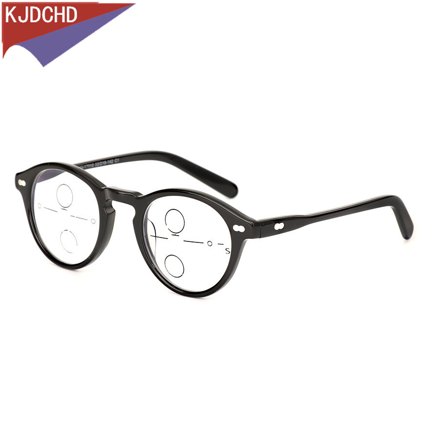 Women'S Fashion Glasses With Clear Lenses - 2025 아세테이트 고품질 다초점 렌즈 독서