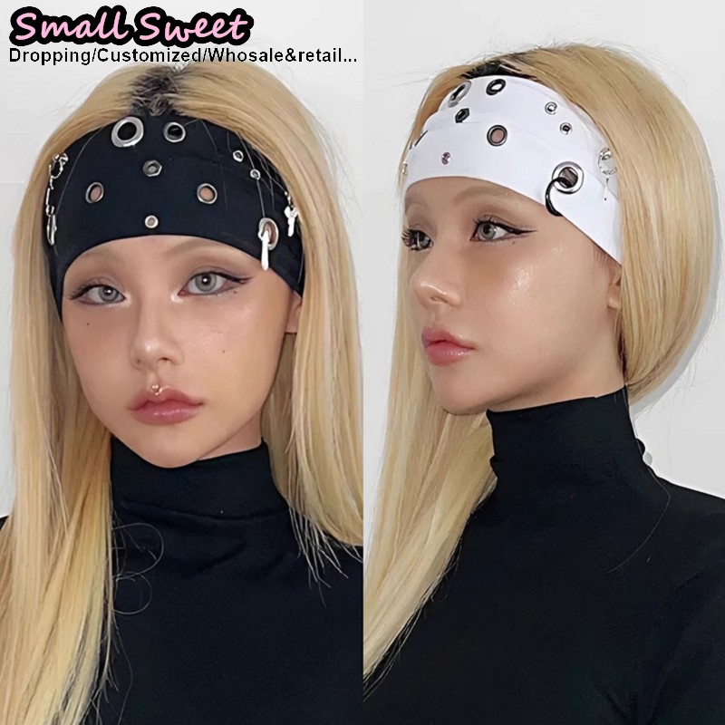 Women'S Fashion Edgy - 다크 고딕 펑크 메탈 링 헤어밴드