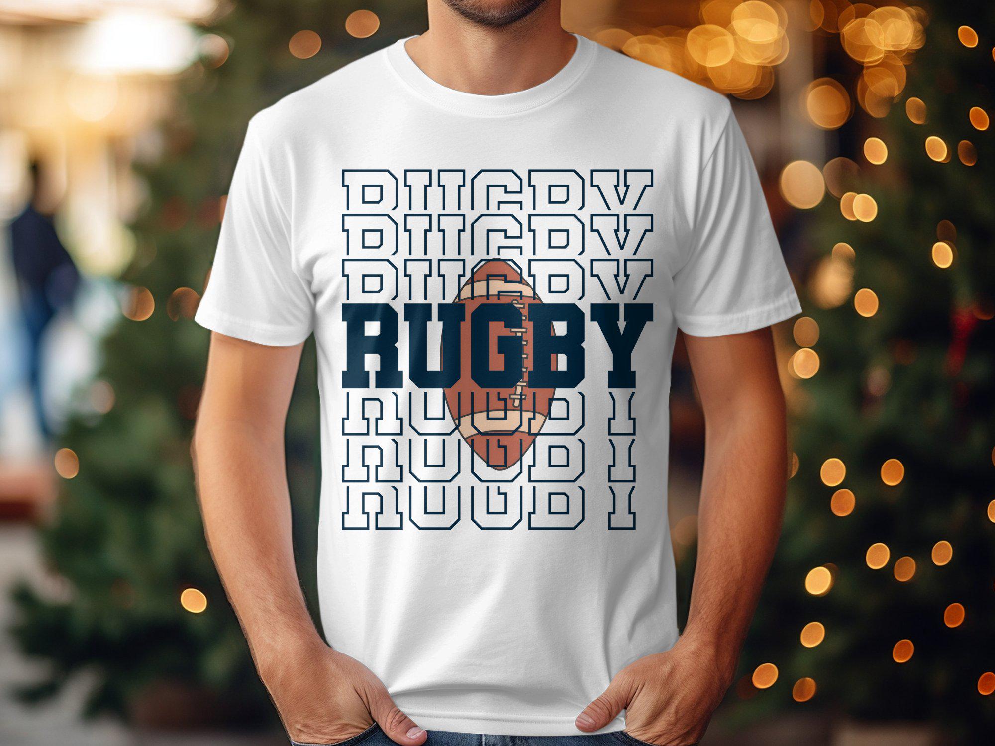 Women'S Fashion Rugby Top - 편안하고 패셔너블한 루즈핏 럭비 패턴 티셔츠:
