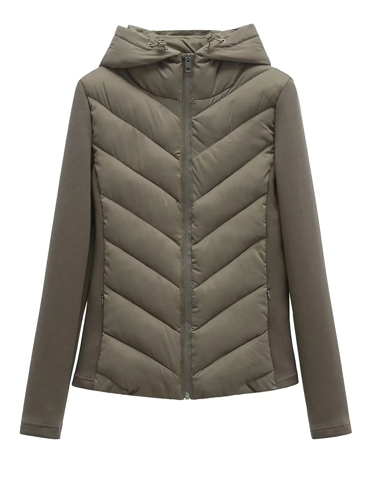 Women'S Fashion Quilted Jacket - 2025 가을 겨울 여성 우아한 패치워크