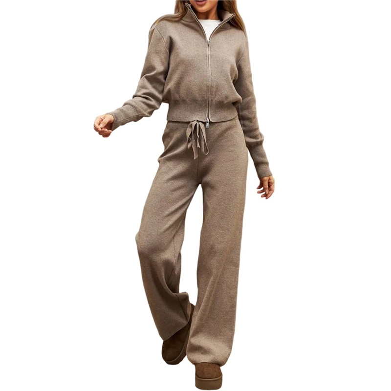 Women'S Fashion Quarter Zip - 여성 라펠 칼라 쿼터 지퍼 캐주얼