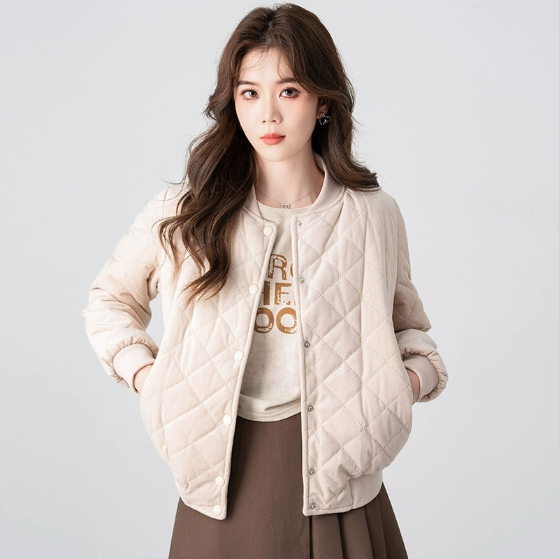Women'S Fashion Quilted Jacket - 2025 신상 여성용 짧은 겨울 퀼팅