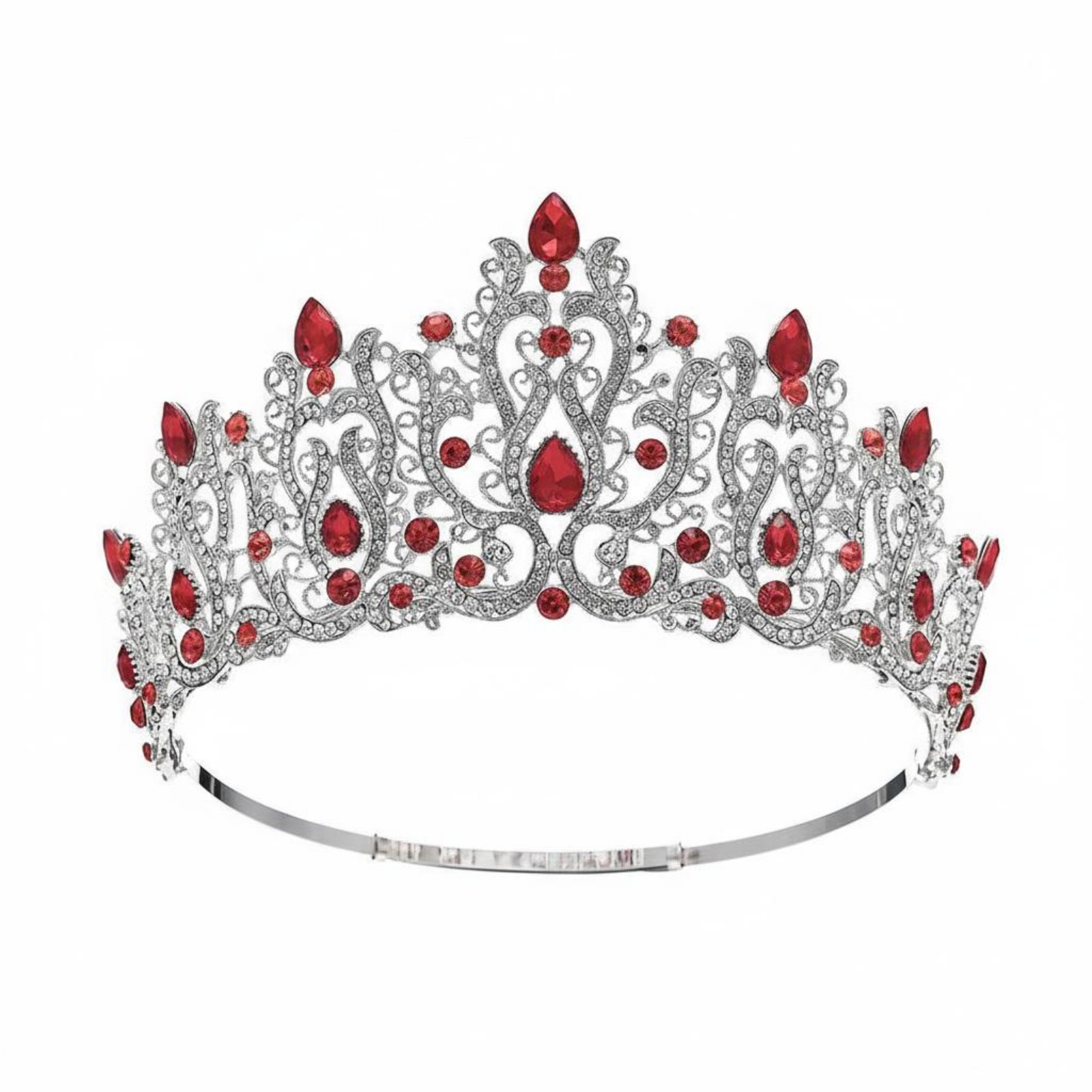 Women Queen Fashion - 크리스탈 장식 크리스탈 퀸 크라운, 웨딩,