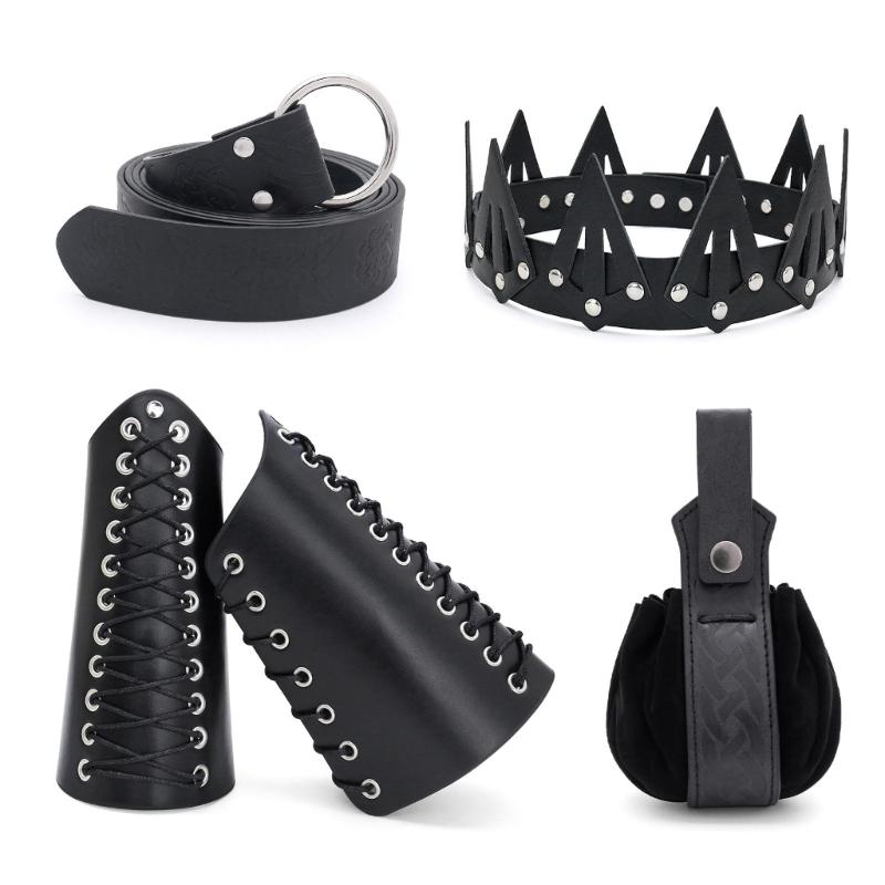 Women'S Fashion Utility Belt - 39BB 저장 주머니와 일치하는 팔찌가있는 실용적인