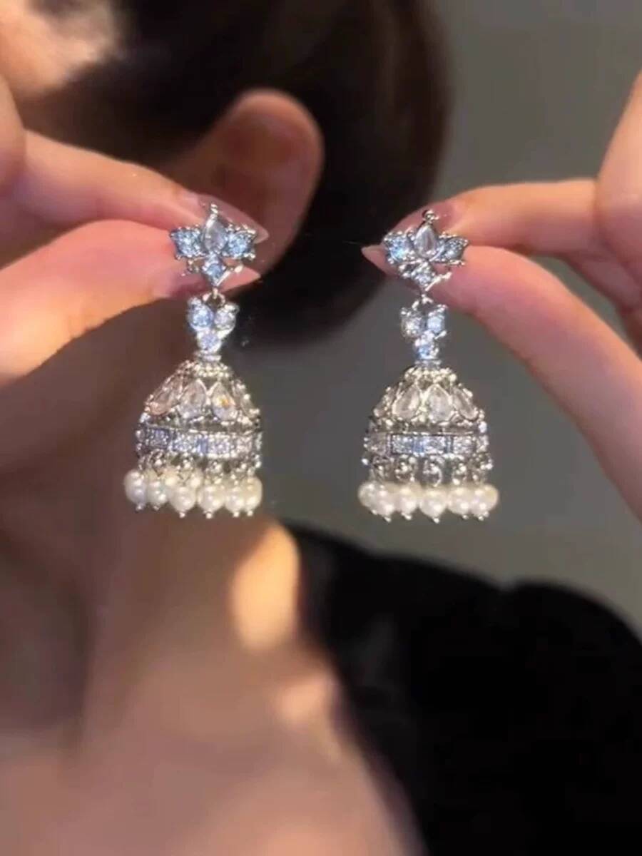 Women'S Fashion Earrings - 인도풍 과장된 새장 귀걸이 패션 연례회의