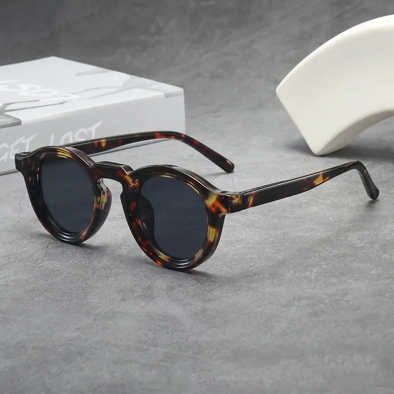 Women Fashion Glasses - 고품질 라운드 선글라스 여성 남성 펑크