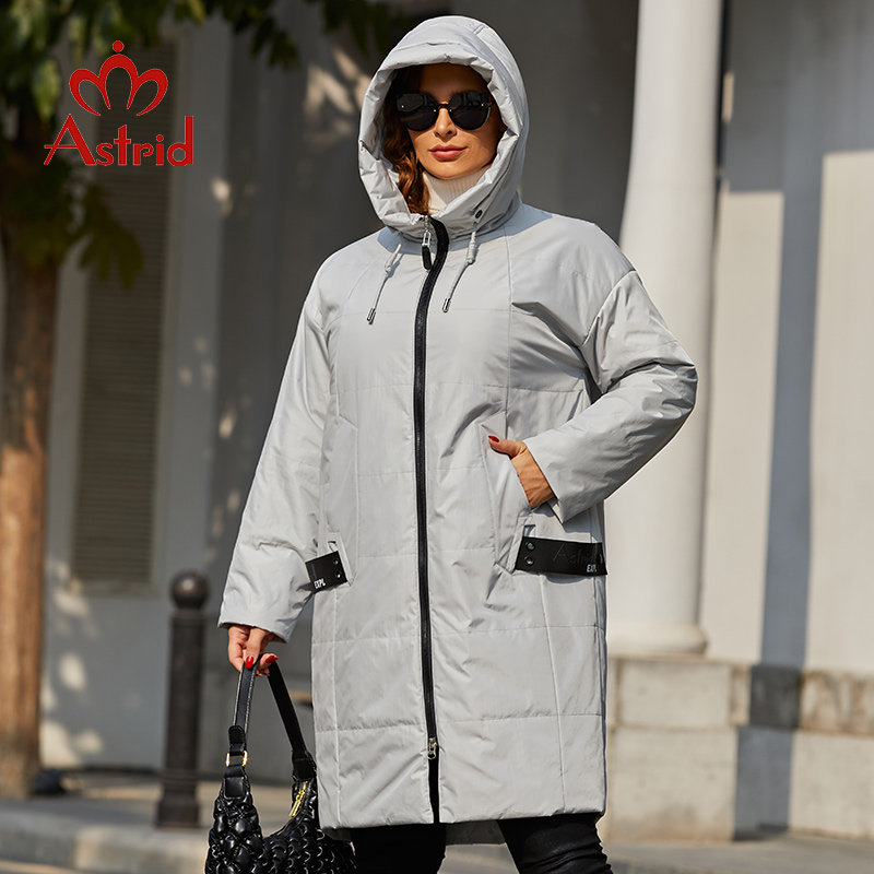 Astrid-파카 롱 후드 다운 코트 자켓 아우터 웨어 - Women'S Fashion Quilted Jacket 리뷰 및 가격