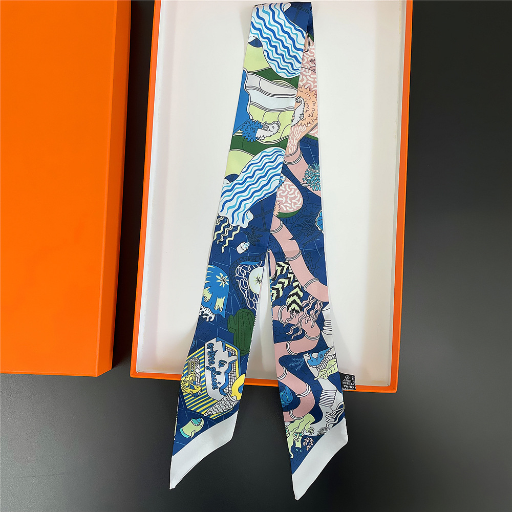 2025 신상 럭셔리 헤어 리본 스카프 여성 넥타이 가 - Women Fashion Necktie 리뷰 및 가격