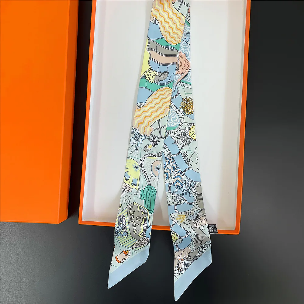2025 신상 럭셔리 헤어 리본 스카프 여성 넥타이 가 - Women Fashion Necktie 리뷰 및 가격