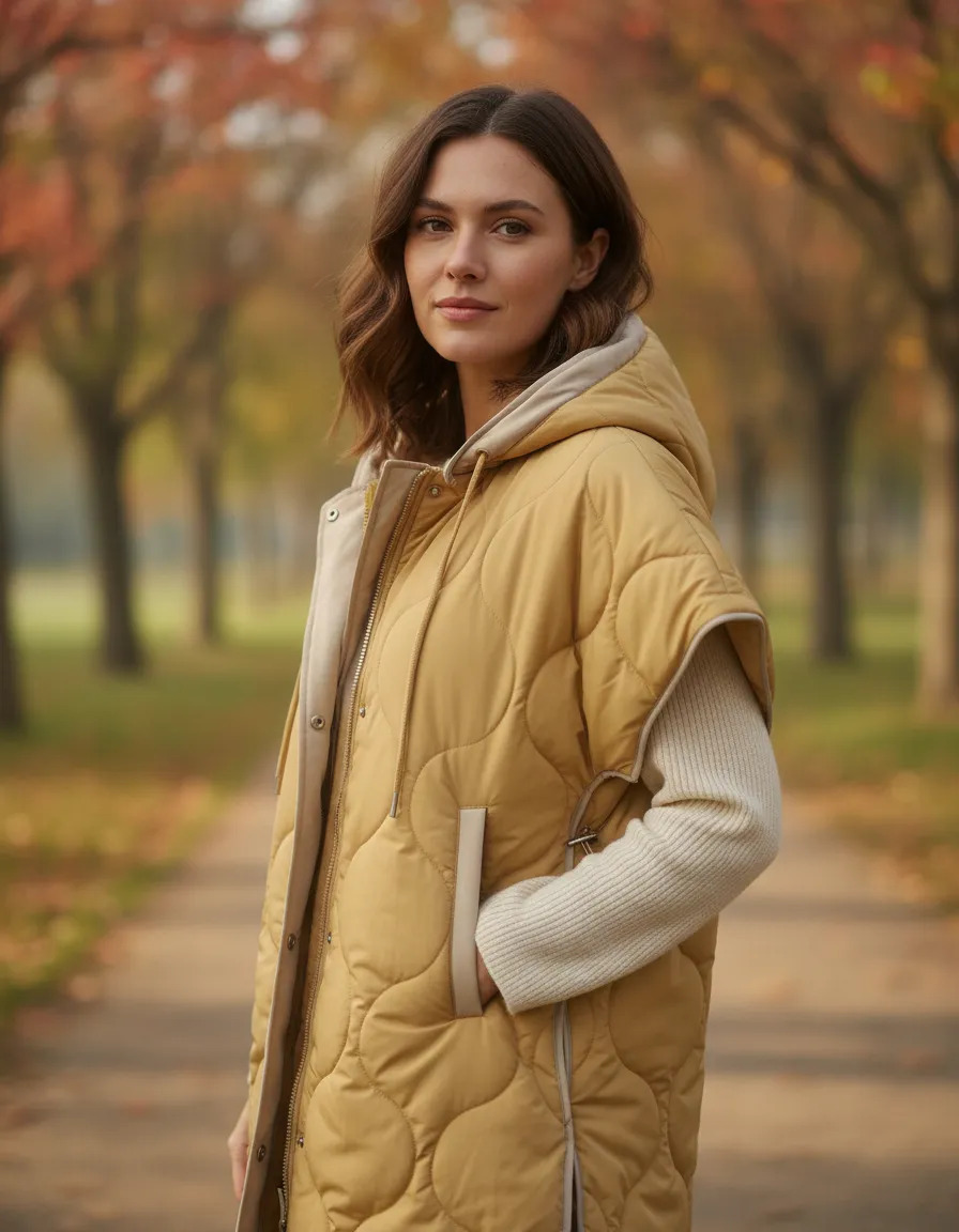 여성 민소매 퀼트 재킷 겨울 따뜻한 스웨터 코트 패션  - Women'S Fashion Quilted Jacket 리뷰 및 가격