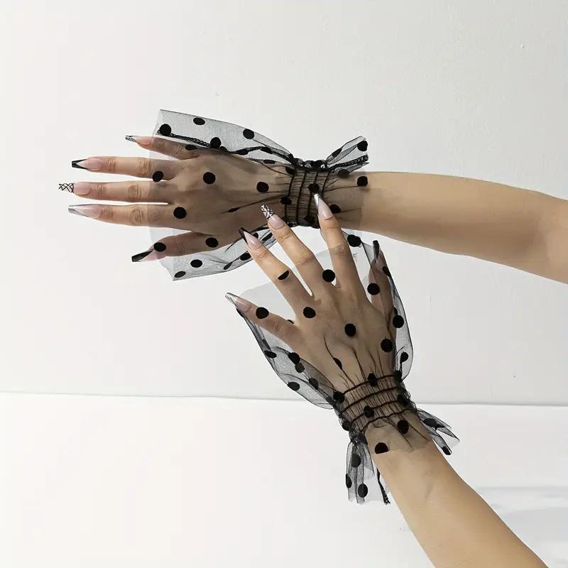 1쌍의 네일 팁 디스플레이 슬리브 패션 액세서리 네일  - Women Fashion Gloves 리뷰 및 가격