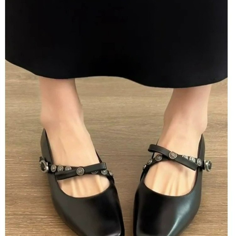 프랑스 스타일 보우 스퀘어토 청키힐 메리제인 여성화 2 - Women'S Fashion For Summer 2026 리뷰 및 가격