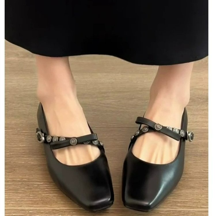 프랑스 스타일 보우 스퀘어토 청키힐 메리제인 여성화 2 - Women'S Fashion For Summer 2026 리뷰 및 가격