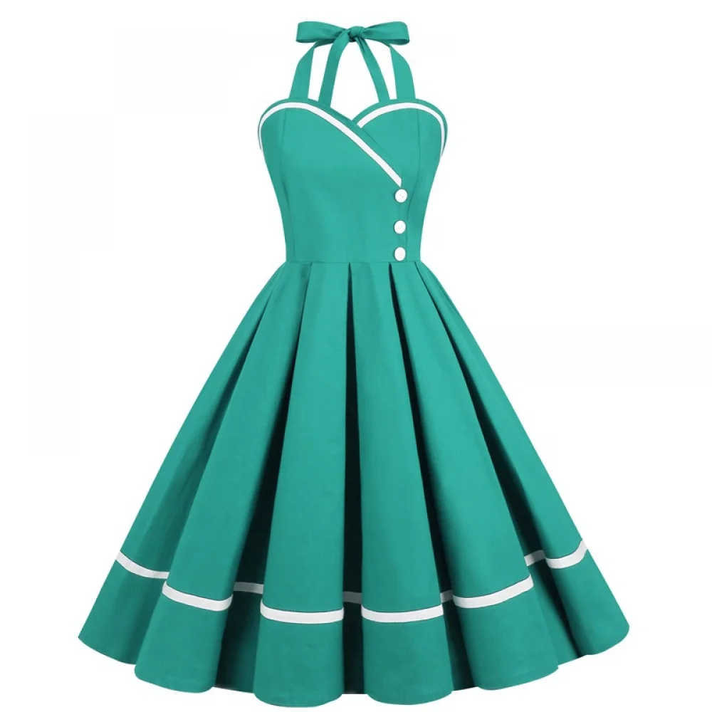 할로윈 50s 60s 80s 레트로 드레스 여성 우아한 - Women'S Fashion Of The 50S 리뷰 및 가격