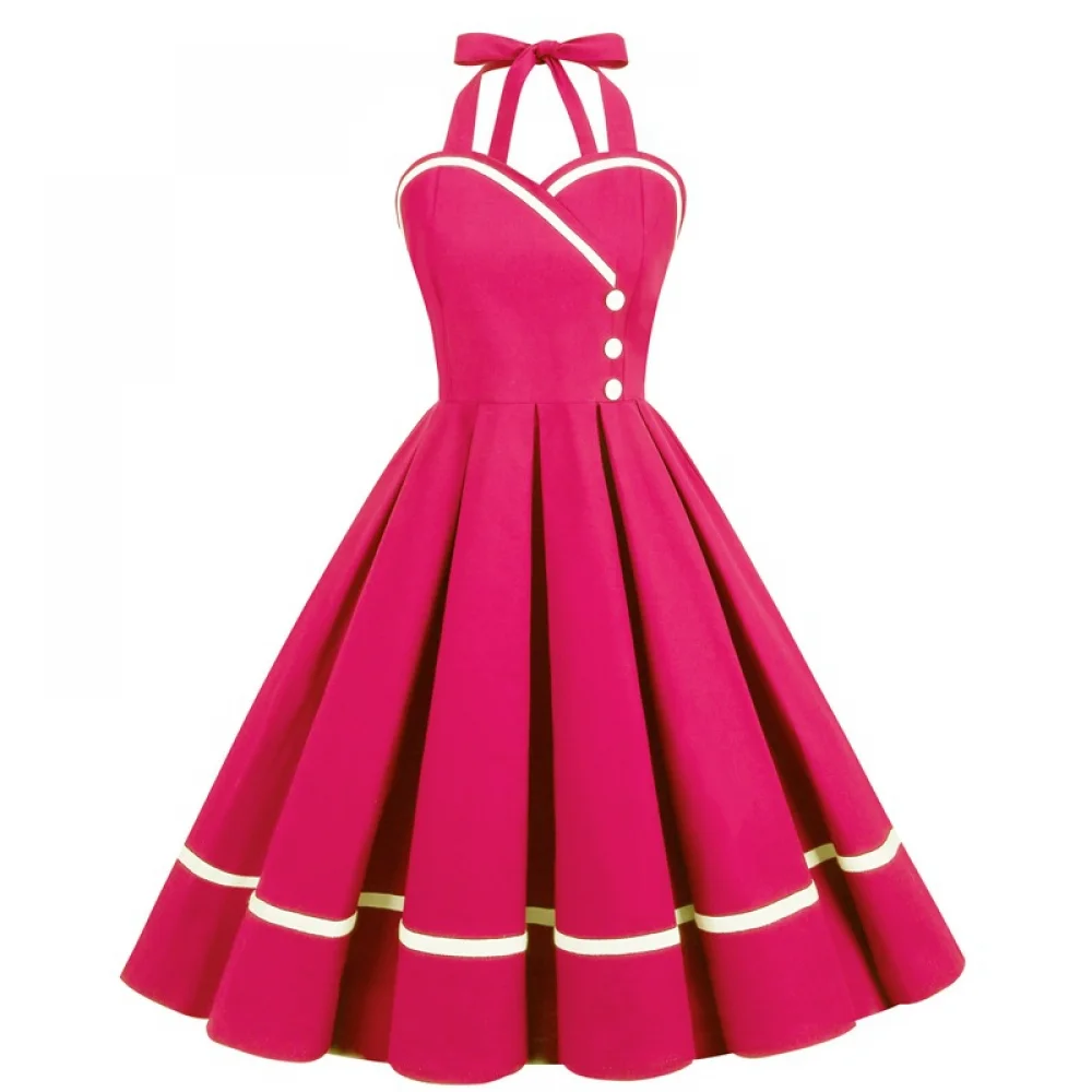 할로윈 50s 60s 80s 레트로 드레스 여성 우아한 - Women'S Fashion Of The 50S 리뷰 및 가격