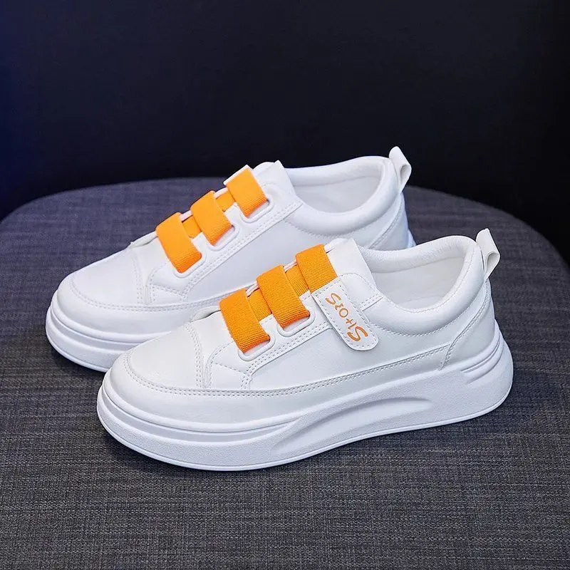여성을위한 다목적 흰색 하이 탑 스니커즈 가을 매직 벨 - Women'S Fashion Velcro Sneakers 리뷰 및 가격