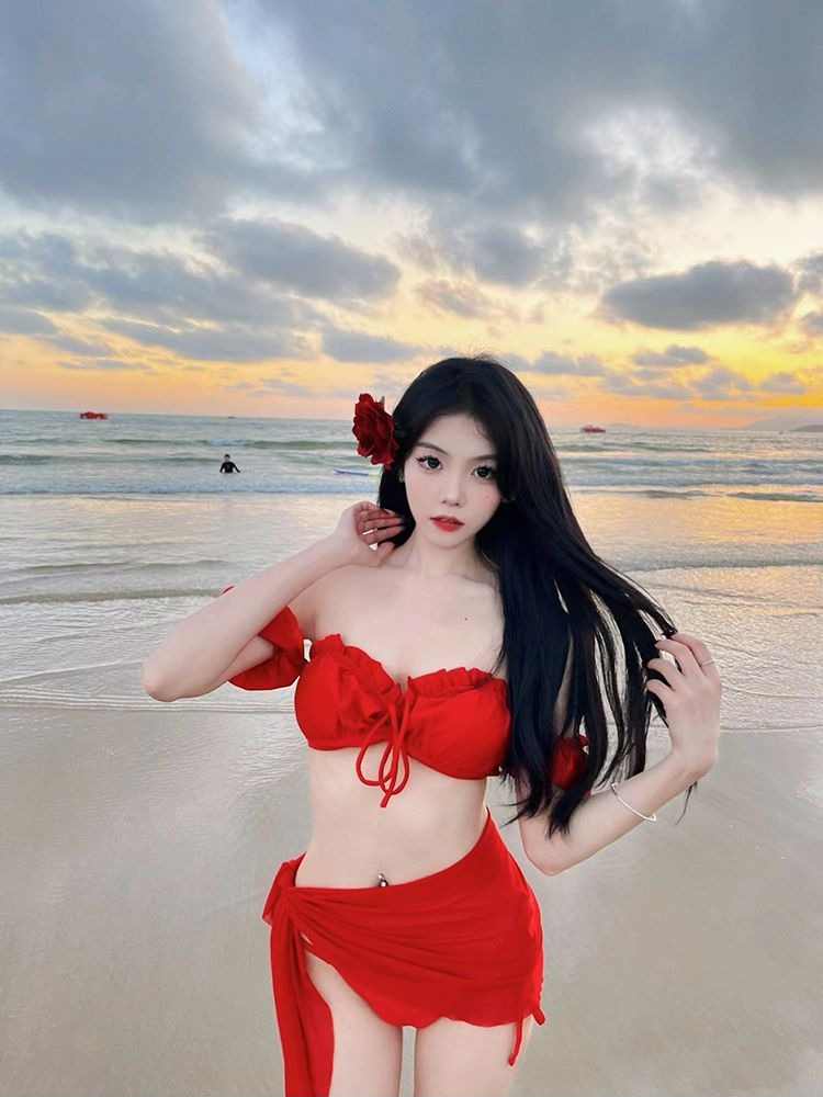 섹시한 레드 비키니 여성용 2026 패션 푸쉬업 수영복 - Women'S Fashion For Summer 2026 리뷰 및 가격