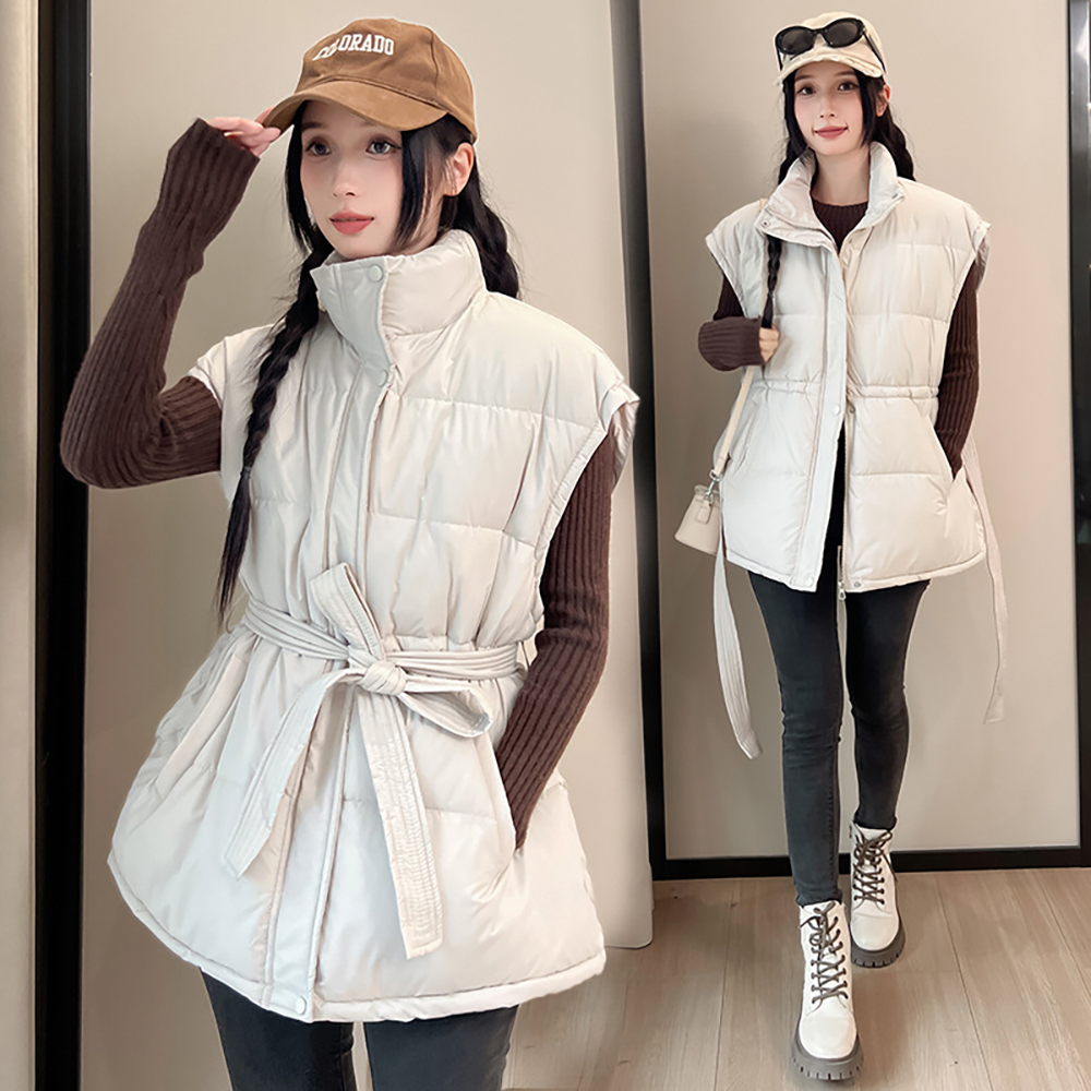 2025 여성 가을 겨울 슬림 코튼 벨트 재킷 조끼 패 - Women'S Fashion Quilted Jacket 리뷰 및 가격
