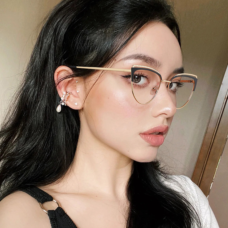 CAIDERONI 여성을위한 세련된 새로운 색상 변경  - Women'S Fashion Glasses With Clear Lenses 리뷰 및 가격