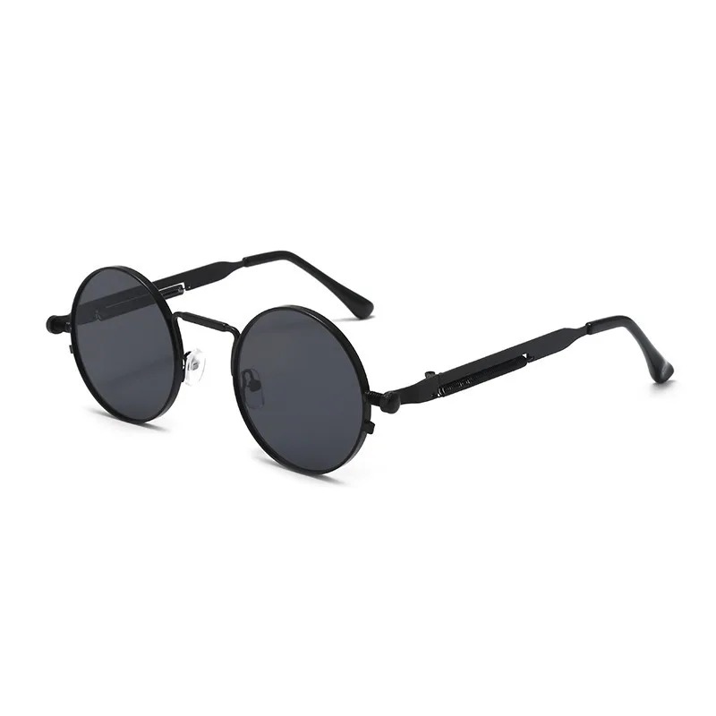 빈티지 금속 프레임 라운드 선글라스 여성 남성 펑크 원 - Women Fashion Glasses 리뷰 및 가격