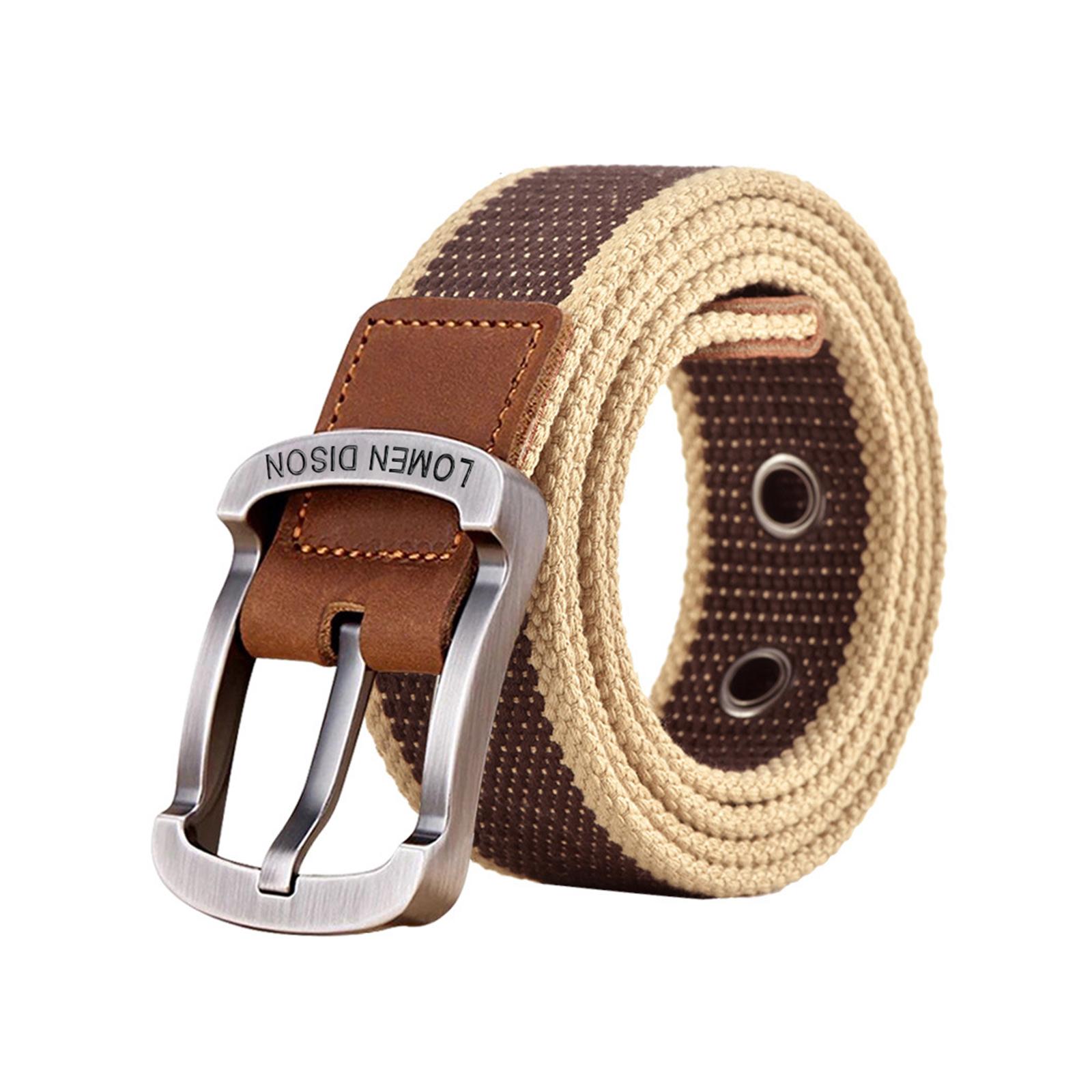 PU 가죽으로 감싼 끝부분이 있는 넓은 캔버스 벨트 남 - Women'S Fashion Utility Belt 리뷰 및 가격