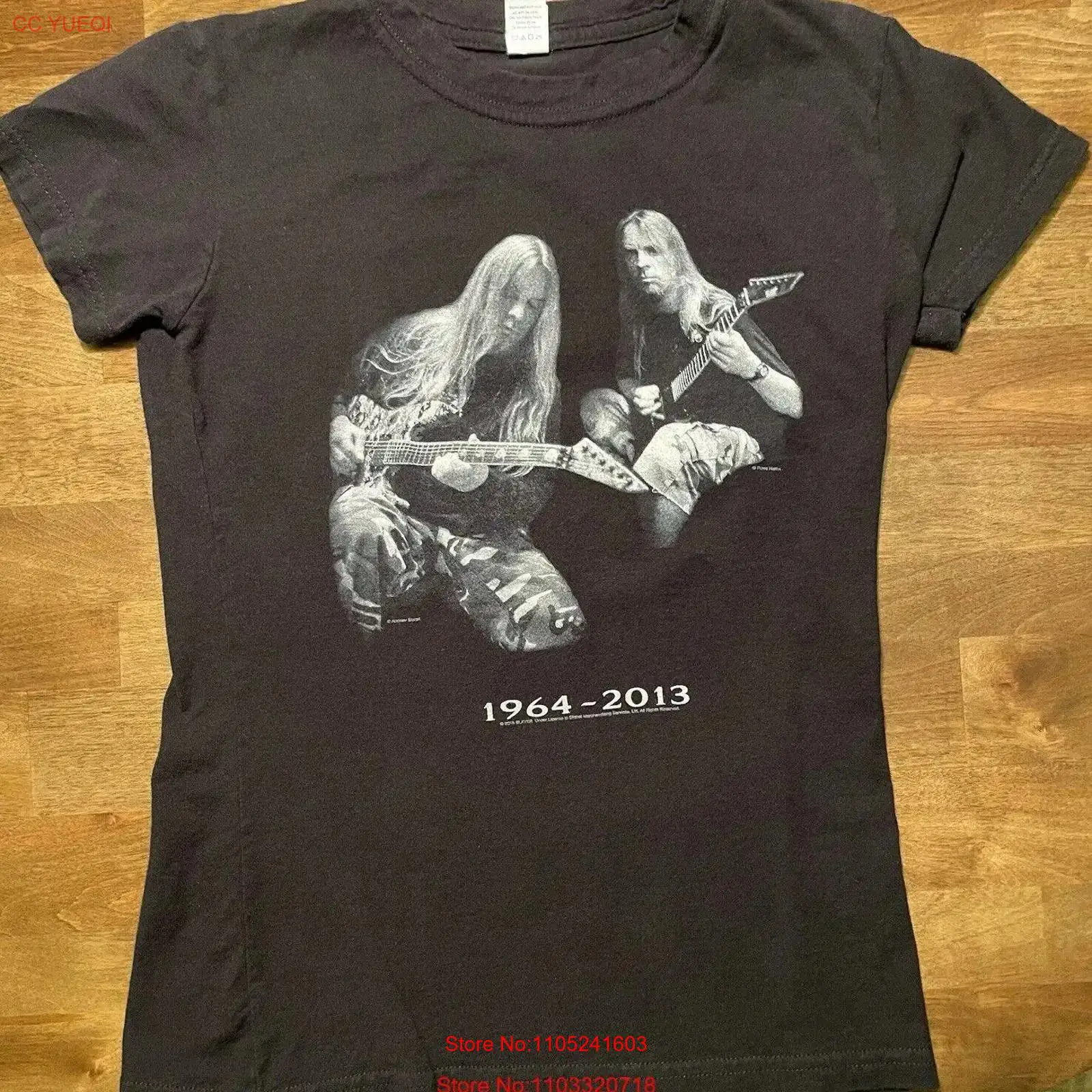 Jeff Hanneman Slayer 여성용 티셔츠 사 - Women'S Fashion Designer Clothes 리뷰 및 가격