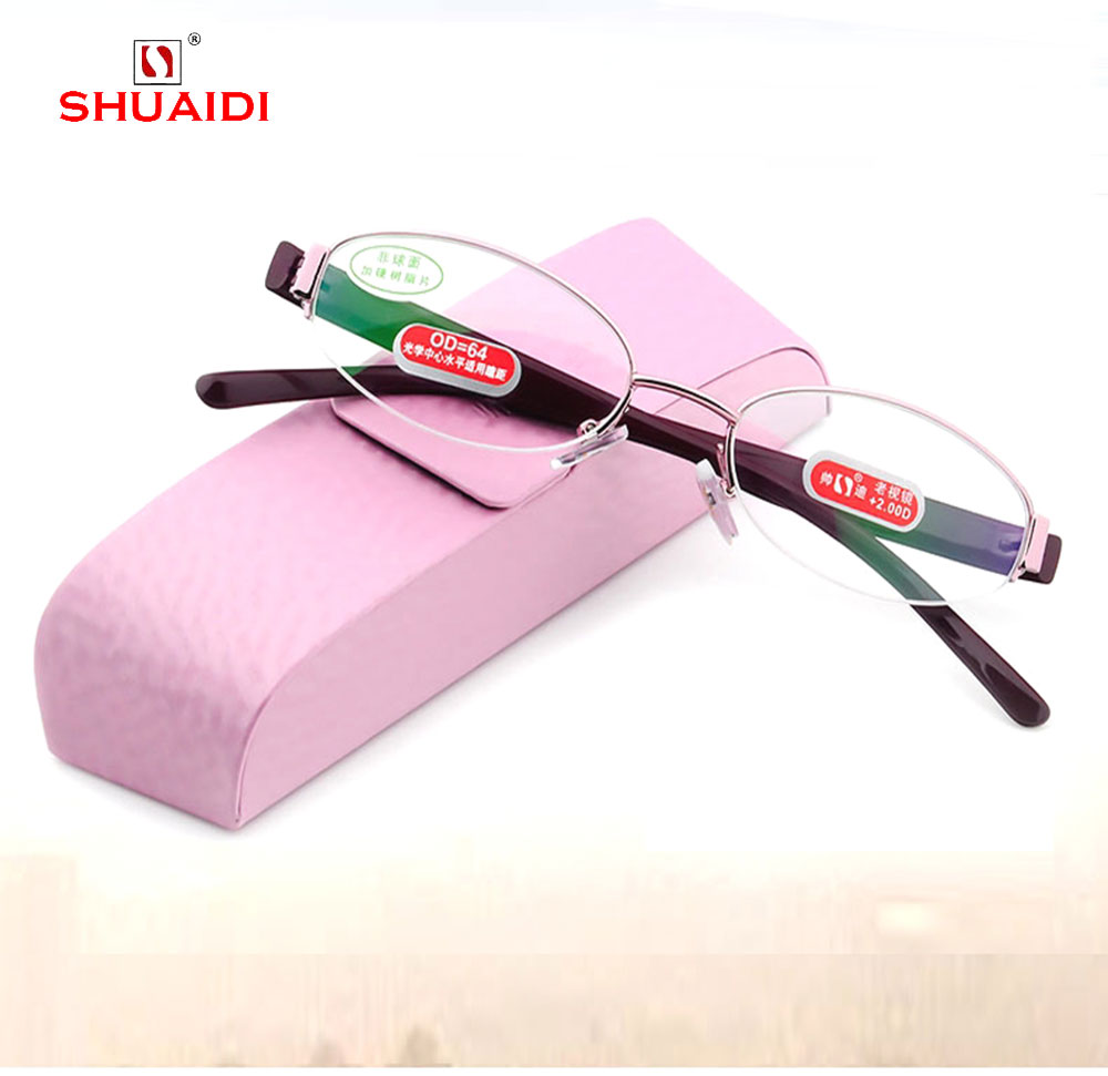 세미 림 Tr90 다리 피로 방지 코팅 렌즈 핑크 패션 - Women'S Fashion Glasses With Clear Lenses 리뷰 및 가격