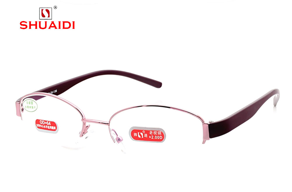 세미 림 Tr90 다리 피로 방지 코팅 렌즈 핑크 패션 - Women'S Fashion Glasses With Clear Lenses 리뷰 및 가격