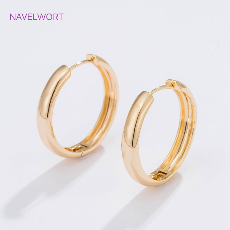 6가지 사이즈의 금도금 원형 후프 귀걸이 여성용 선물, - Women'S Fashion Earrings 리뷰 및 가격