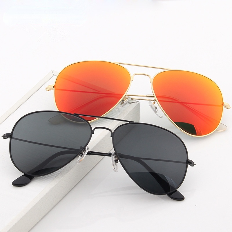 새로운 더블 브리지 파일럿 선글라스 여성용 합금 프레임 - Women Fashion Glasses 리뷰 및 가격
