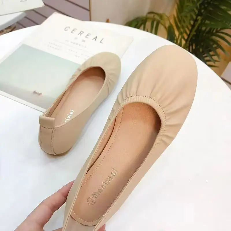 한국어 스타일 숙녀 신발 캐주얼 여성 플랫 신발 라운드 - Women'S Fashion Quick Delivery 리뷰 및 가격