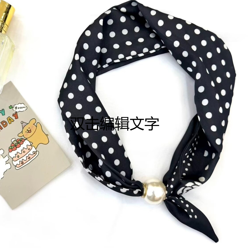 1 여성용 빈티지 프린트 새틴 넥 스카프 탈부착 가능한 - Women Fashion Necktie 리뷰 및 가격