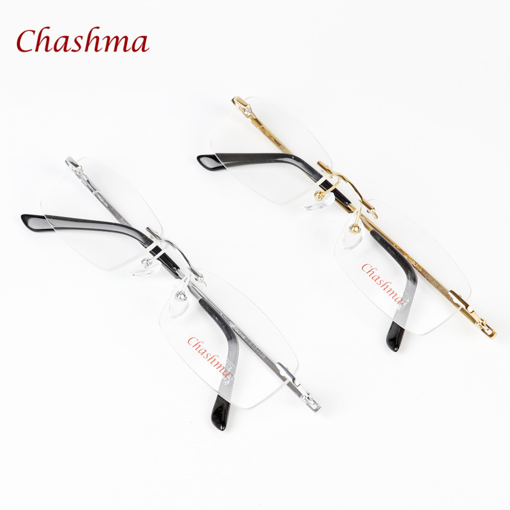 남성 광학 처방 안경 무테 프레임 순수 티타늄 고품질  - Women'S Fashion Glasses With Clear Lenses 리뷰 및 가격