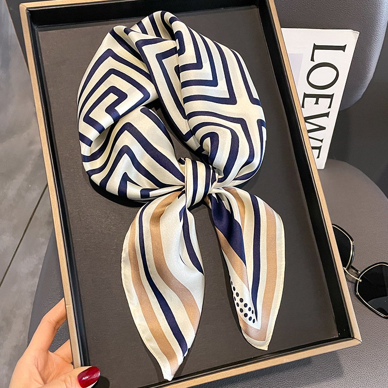 럭셔리 브랜드 Neckerchief 봄 광장 100%  - Women Fashion Necktie 리뷰 및 가격