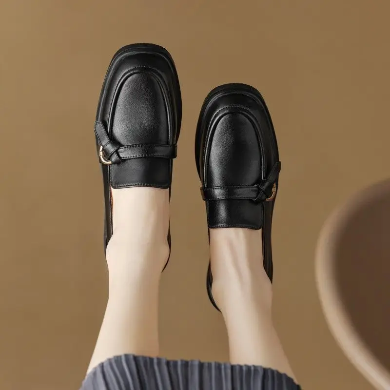 여성용 미디엄 힐 펌프스, 스퀘어 토 슈즈, 캐주얼 젊 - Women'S Fashion Quick Delivery 리뷰 및 가격