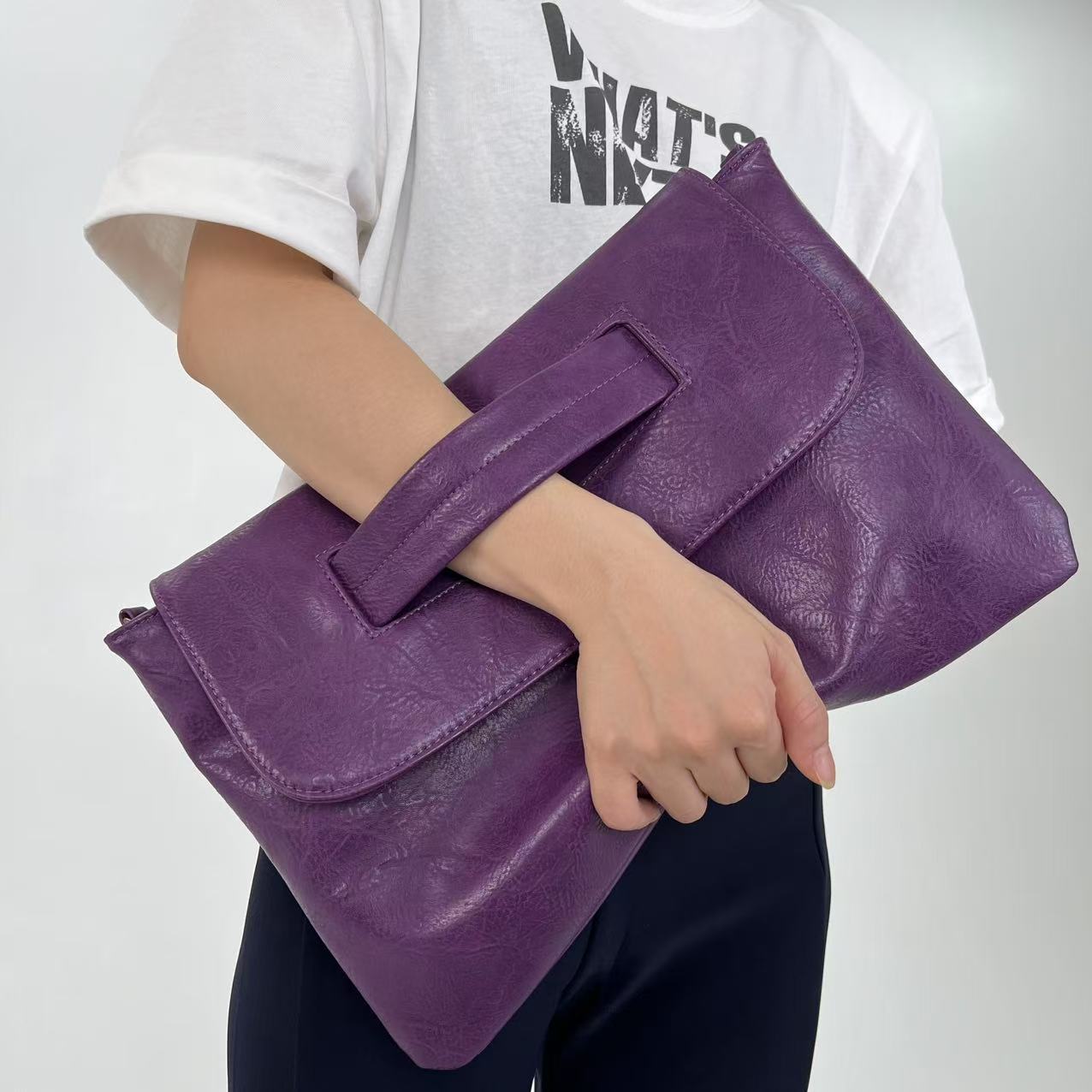 숙녀 패션 비즈니스 대용량 장갑 가방 부드러운 가죽 문 - Women Fashion Gloves 리뷰 및 가격