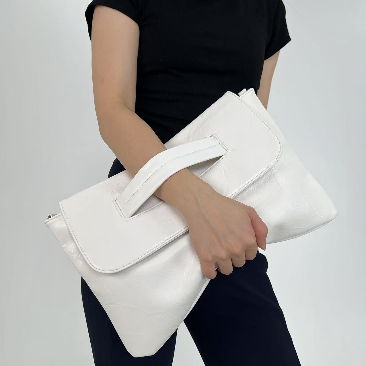 숙녀 패션 비즈니스 대용량 장갑 가방 부드러운 가죽 문 - Women Fashion Gloves 리뷰 및 가격