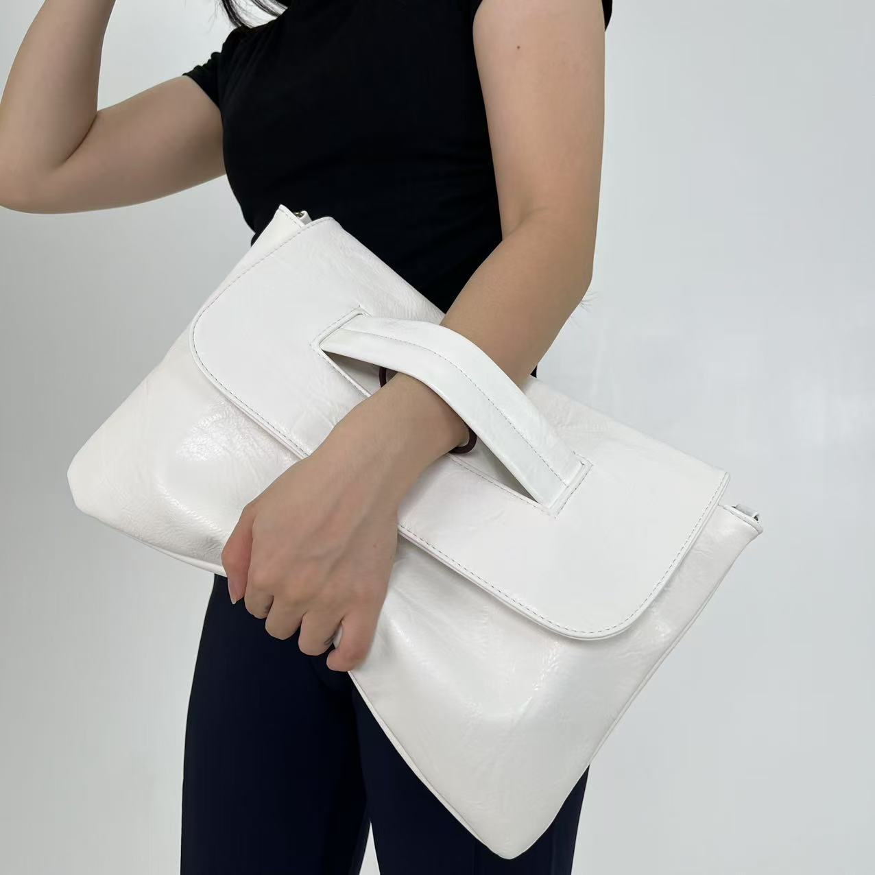 숙녀 패션 비즈니스 대용량 장갑 가방 부드러운 가죽 문 - Women Fashion Gloves 리뷰 및 가격