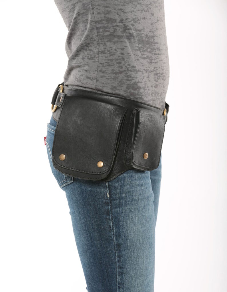 여성용 레그백 허벅지 가방 패니팩 중세풍 PU 가죽 유 - Women'S Fashion Utility Belt 리뷰 및 가격