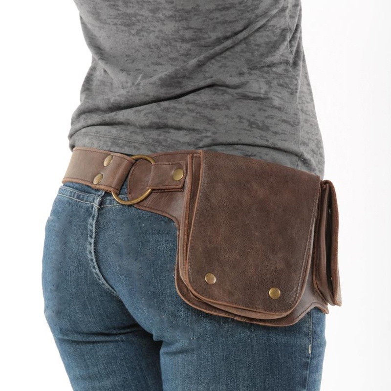 여성용 레그백 허벅지 가방 패니팩 중세풍 PU 가죽 유 - Women'S Fashion Utility Belt 리뷰 및 가격