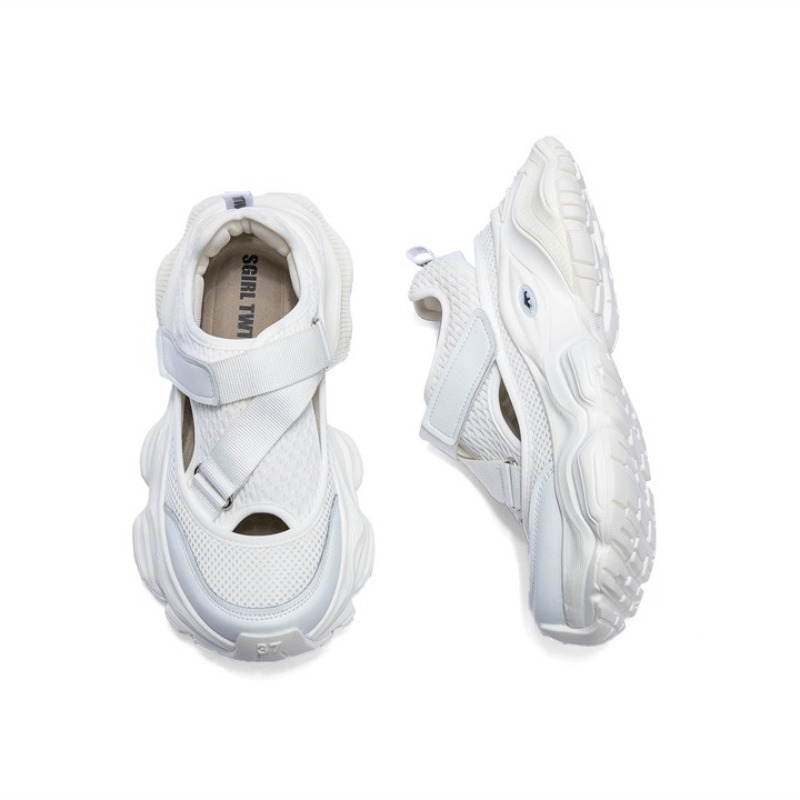 여성용 중공 통기성 아빠 신발 벨크로 샌들 캐주얼 스니 - Women'S Fashion Velcro Sneakers 리뷰 및 가격