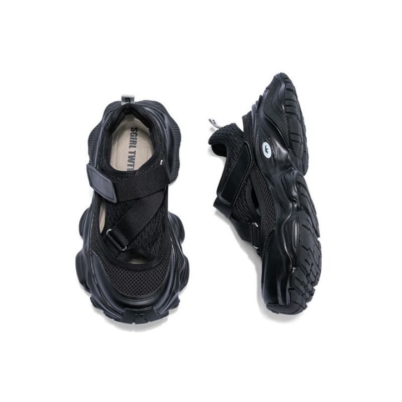 여성용 중공 통기성 아빠 신발 벨크로 샌들 캐주얼 스니 - Women'S Fashion Velcro Sneakers 리뷰 및 가격