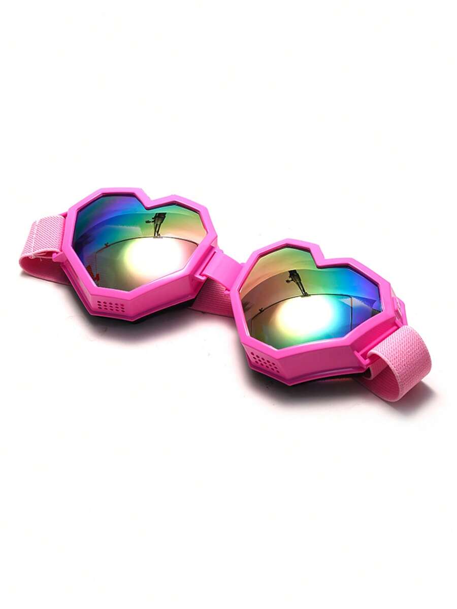 여성용 오버사이즈 하트 모양 패션 선글라스 Y2K 스타 - Women Fashion Glasses 리뷰 및 가격