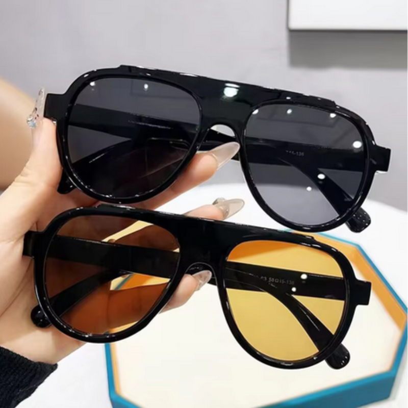 새로운 패션 남성 여성 선글라스 대형 프레임 레트로 안 - Women Fashion Glasses 리뷰 및 가격