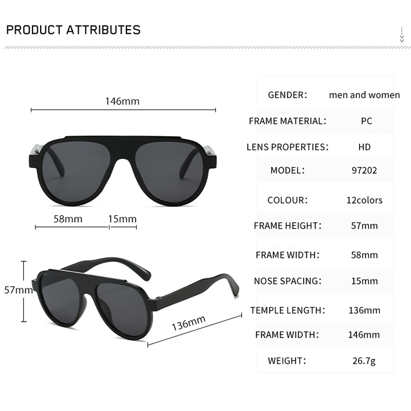 새로운 패션 남성 여성 선글라스 대형 프레임 레트로 안 - Women Fashion Glasses 리뷰 및 가격