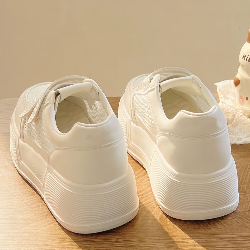벨크로 플랫폼 스니커즈 여성용 2026 키높이 화이트  - Women'S Fashion Velcro Sneakers 리뷰 및 가격