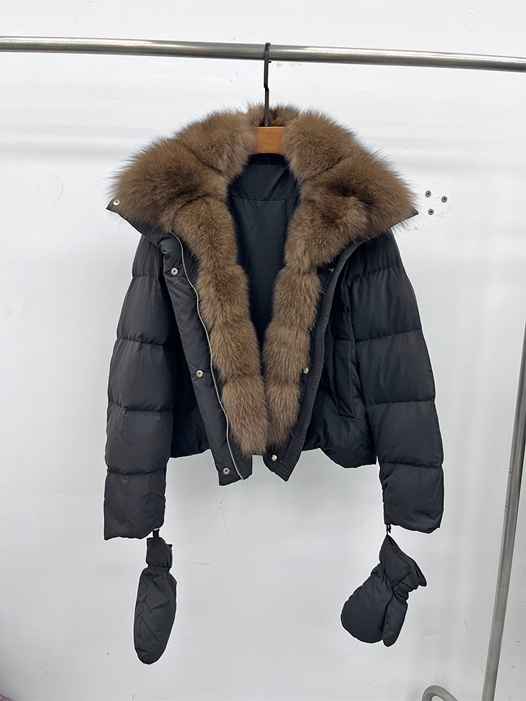 2025 패션 겨울 여성용 따뜻한 천연 여우털 칼라 구 - Women Fashion Gloves 리뷰 및 가격